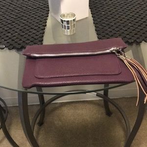 Purple envelope bag